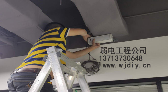 深圳龙岗区星河world-G栋办公区网络监控门禁音响工程施工