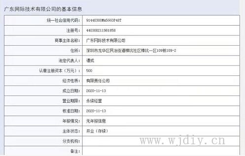 广东网际技术有限公司正式成立